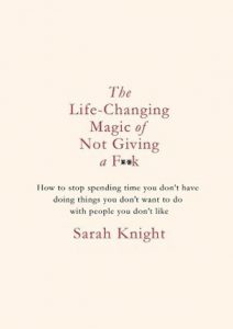 boek: the life-changing magic of not giving a fuck